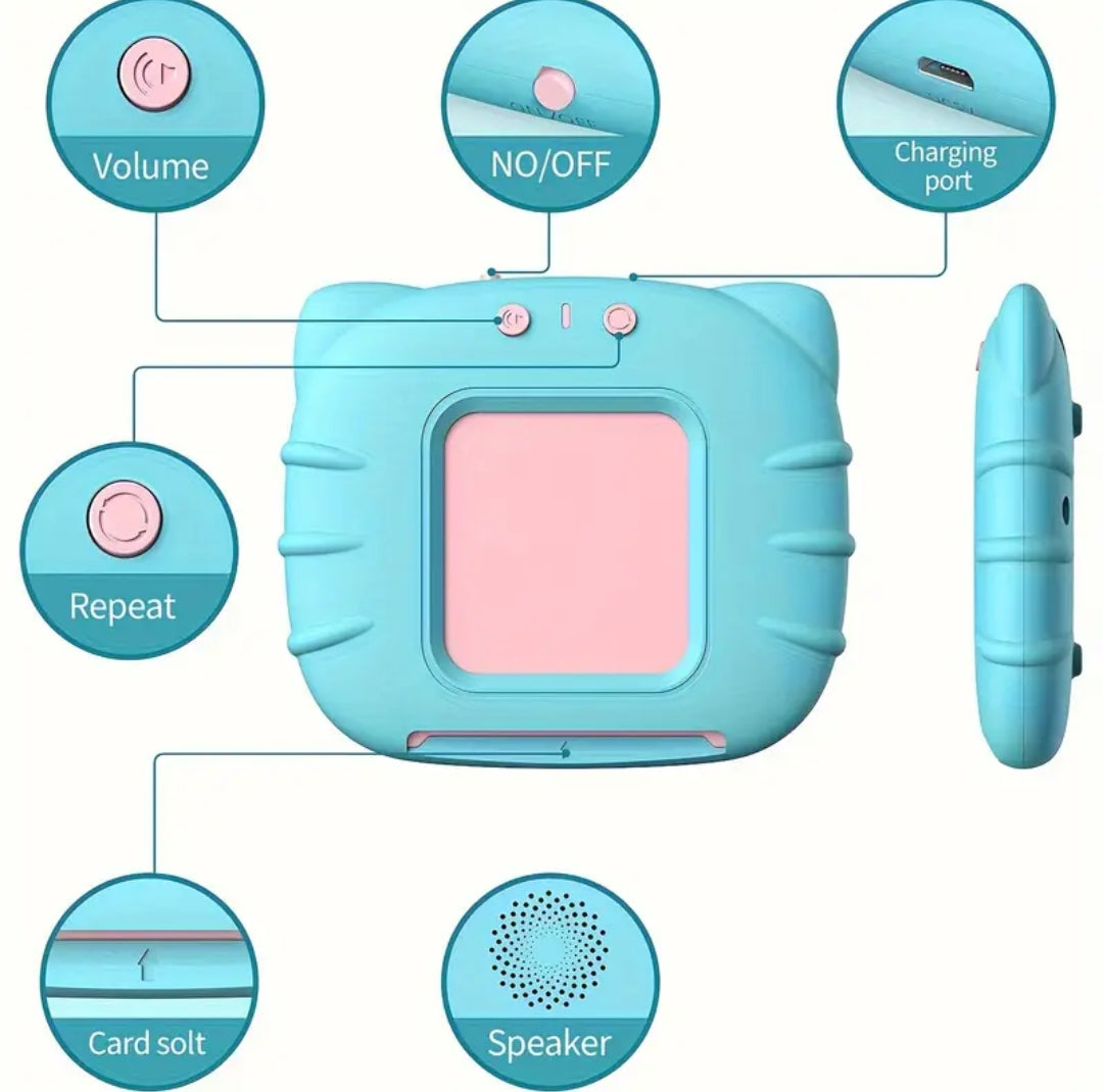 Flash card learning toy