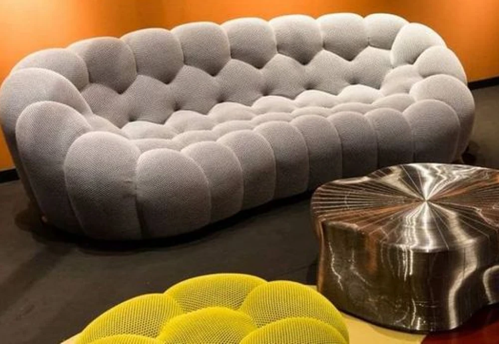 bubble 2 curved 3-4 seat sofa